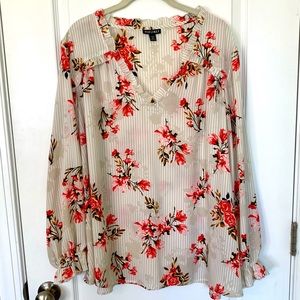 Beautiful Roz & Ali Unique Springtime Blouse size 22